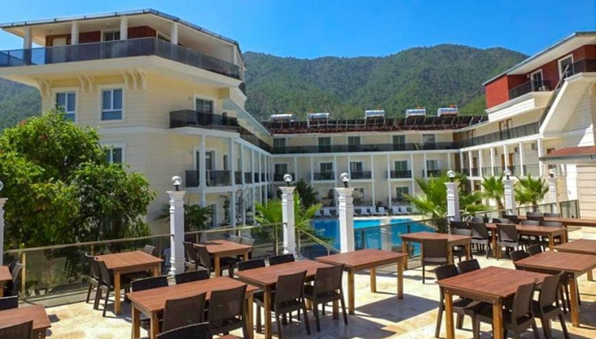 Adrasan Beach Club Hotel Antália Exterior foto